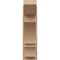 Ekena Millwork 8-in W x 18-in D x 30-in H Balboa Slat Rough Cedar Woodgrain TimberThane Outlooker, Primed Tan OUTUR080X18X30BOA24RCPR - alternate 5
